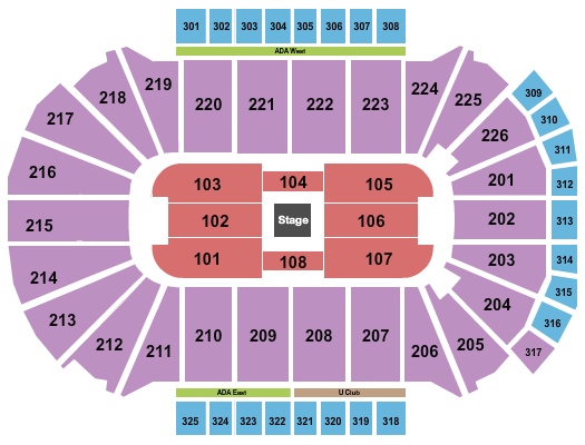 Resch Center Nate Bargatze Seating Chart